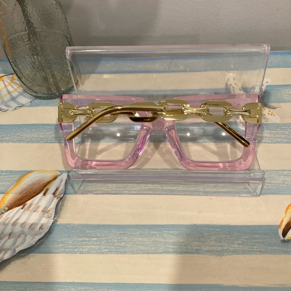 Reading Glasses +4.00 Strength Trendy, Oversized Square Fashion Design - Picture 2 of 2
